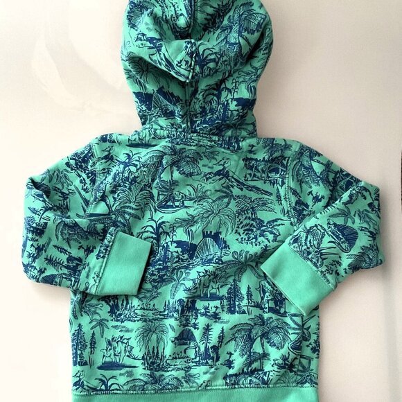 GAP TODDLER FULL ZIP TOPICAL DINOSAUR HOODIE - Picture 3 of 8